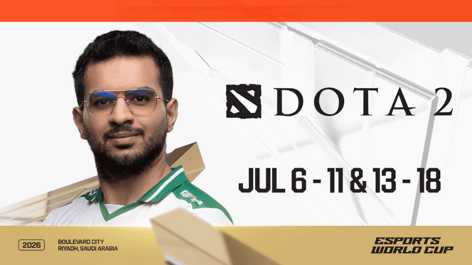 Dota 2 at EWC 26 in Riyadh