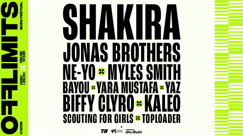 OFFLIMITS Music Festival - Headlining Shakira in Abu Dhabi
