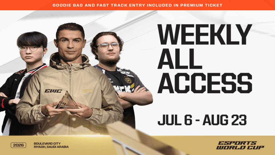 Weekly All Access Pass at EWC 26 in Riyadh